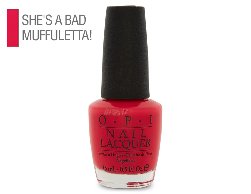 OPI Nail Lacquer 15mL - She's A Bad Muffuletta!