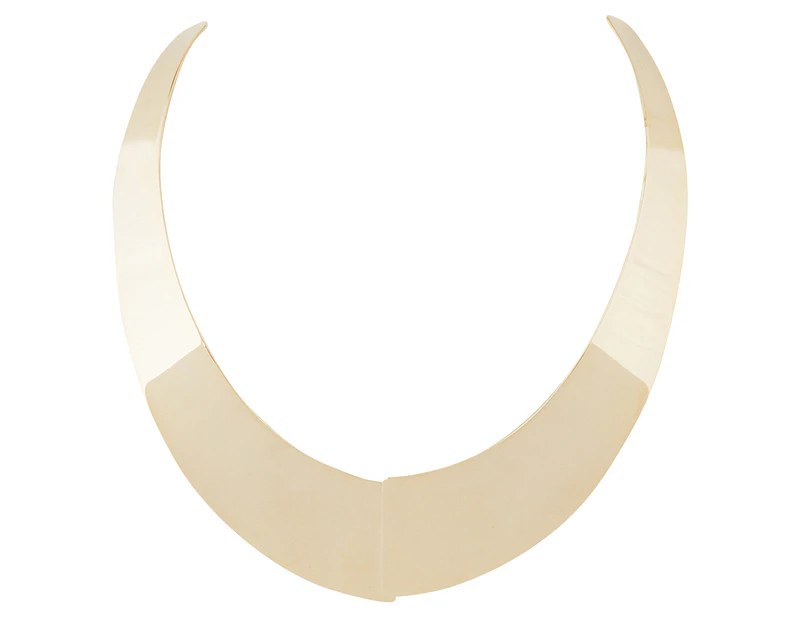Barcs Offset Collar - Gold