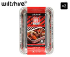 Wiltshire Bar-B Small BBQ Roasting & Drip Trays 5-Pack - Silver