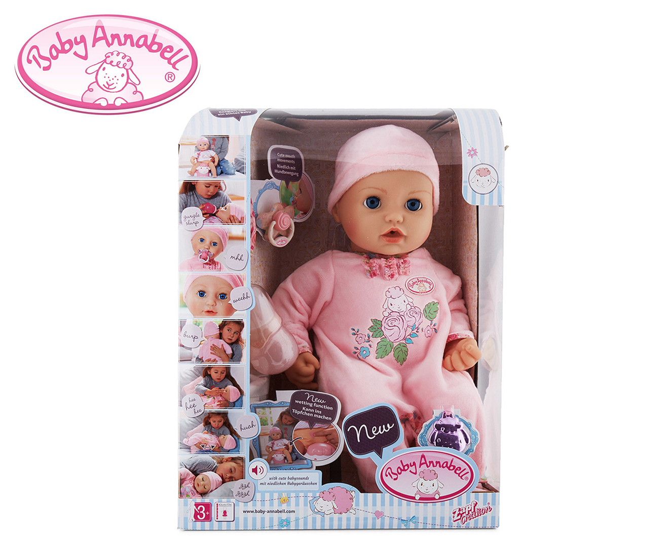 baby annabell care for me doll