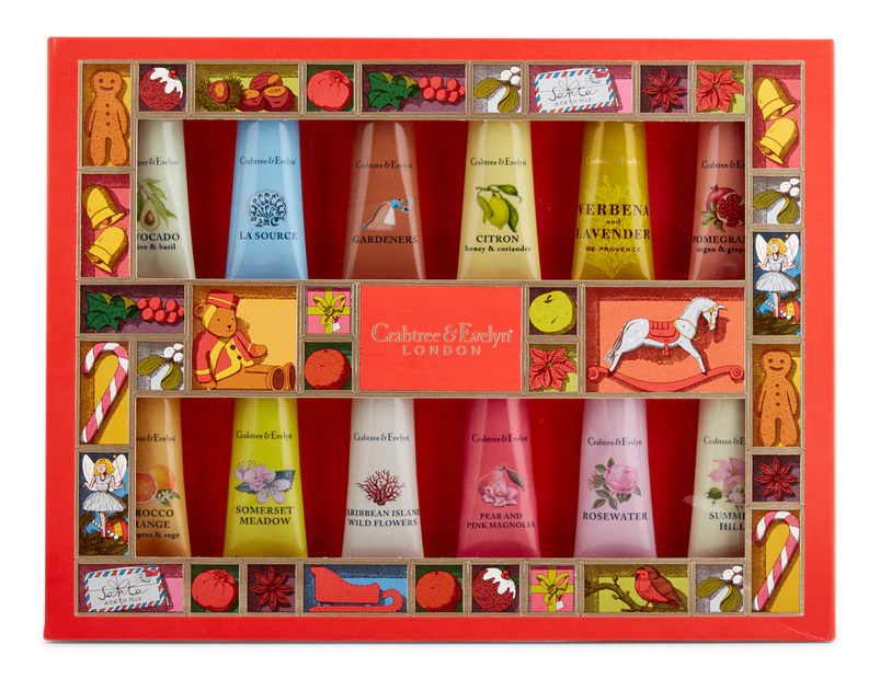 Crabtree & Evelyn 12Pc Hand Therapy Sampler Set 25g