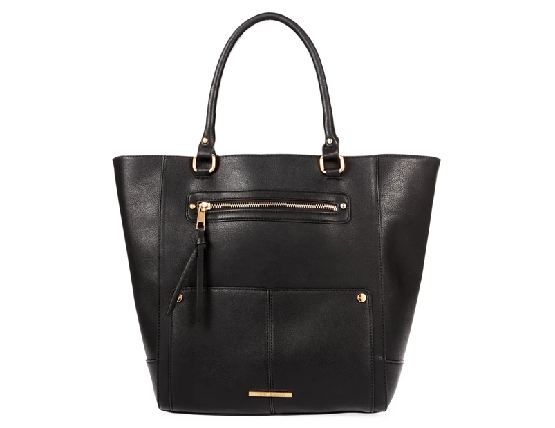 Tony Bianco Brooke Pocket Tote - Black