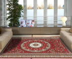 Rug Culture 230x160cm Classic Medallion Rug - Red