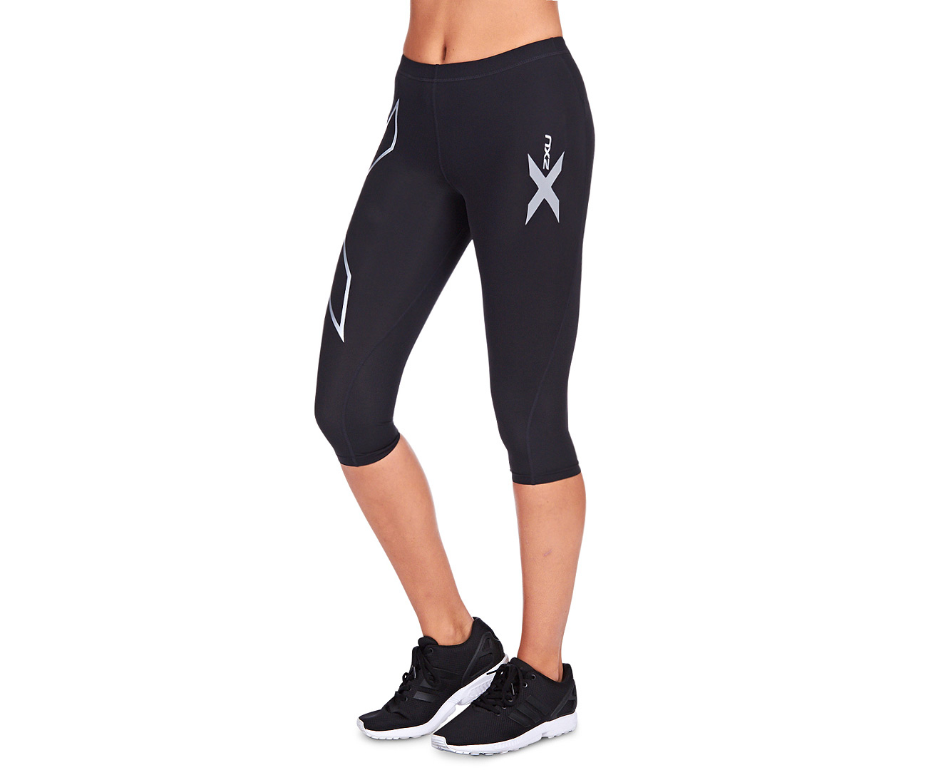 2XU Women's Flight Comp Tights, Black/Black, S 