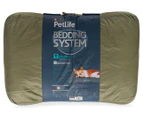 Purina PetLife 105x70cm Lounger for Medium Dogs - Olive