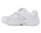 Slazenger Kids' Baseline 2 V Shoe - White/Silver
