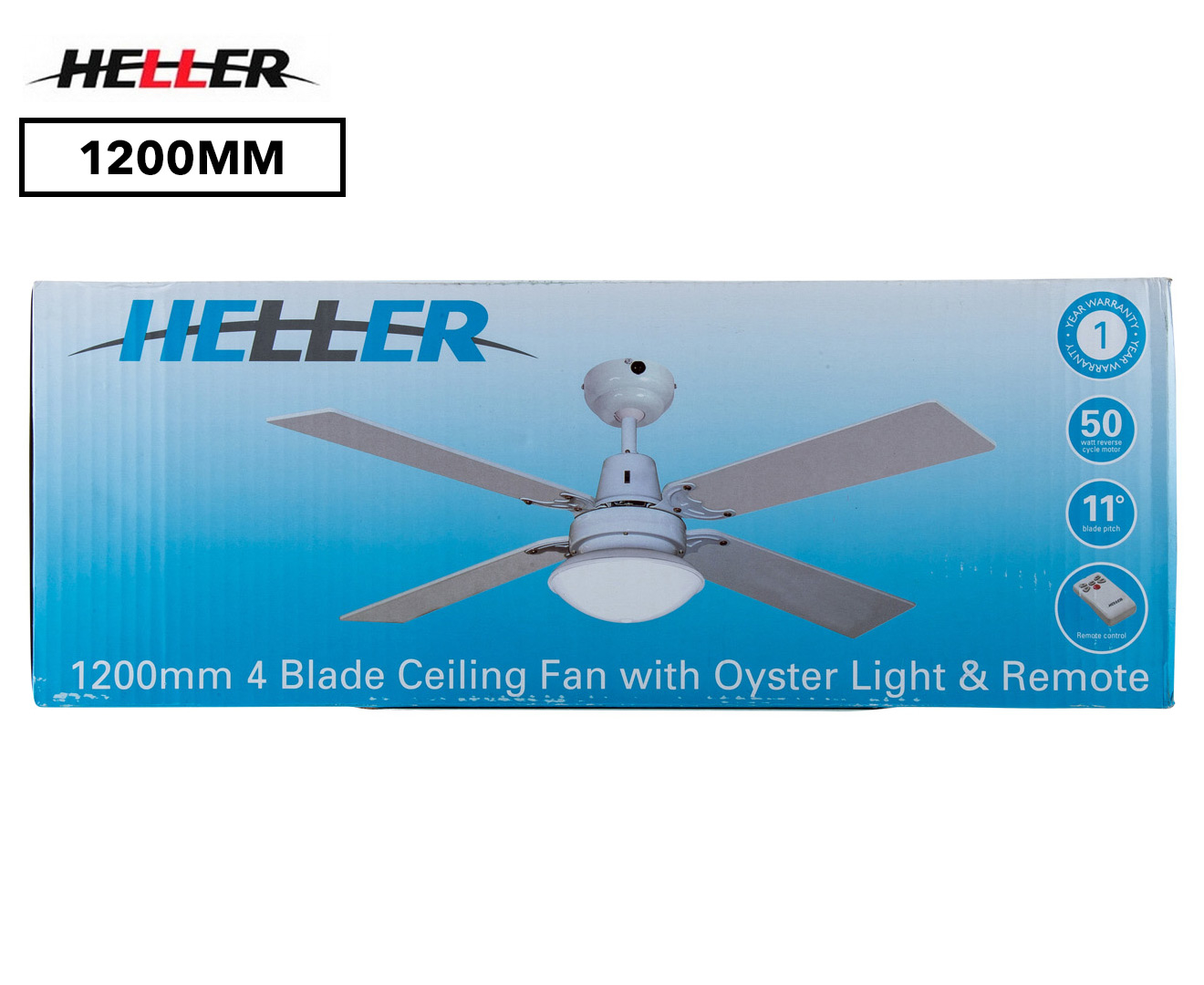 Heller Sienna 1200mm Reversible 4 Blade Ceiling Fan Catch Com Au