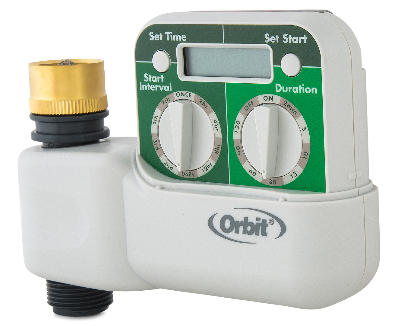 Orbit SunMate 2Dial Digital Hose Faucet Timer White/Green