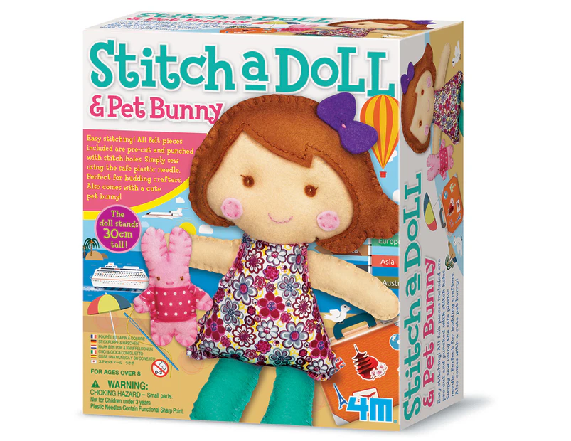 4M Stitch A Doll & Pet Bunny Kit