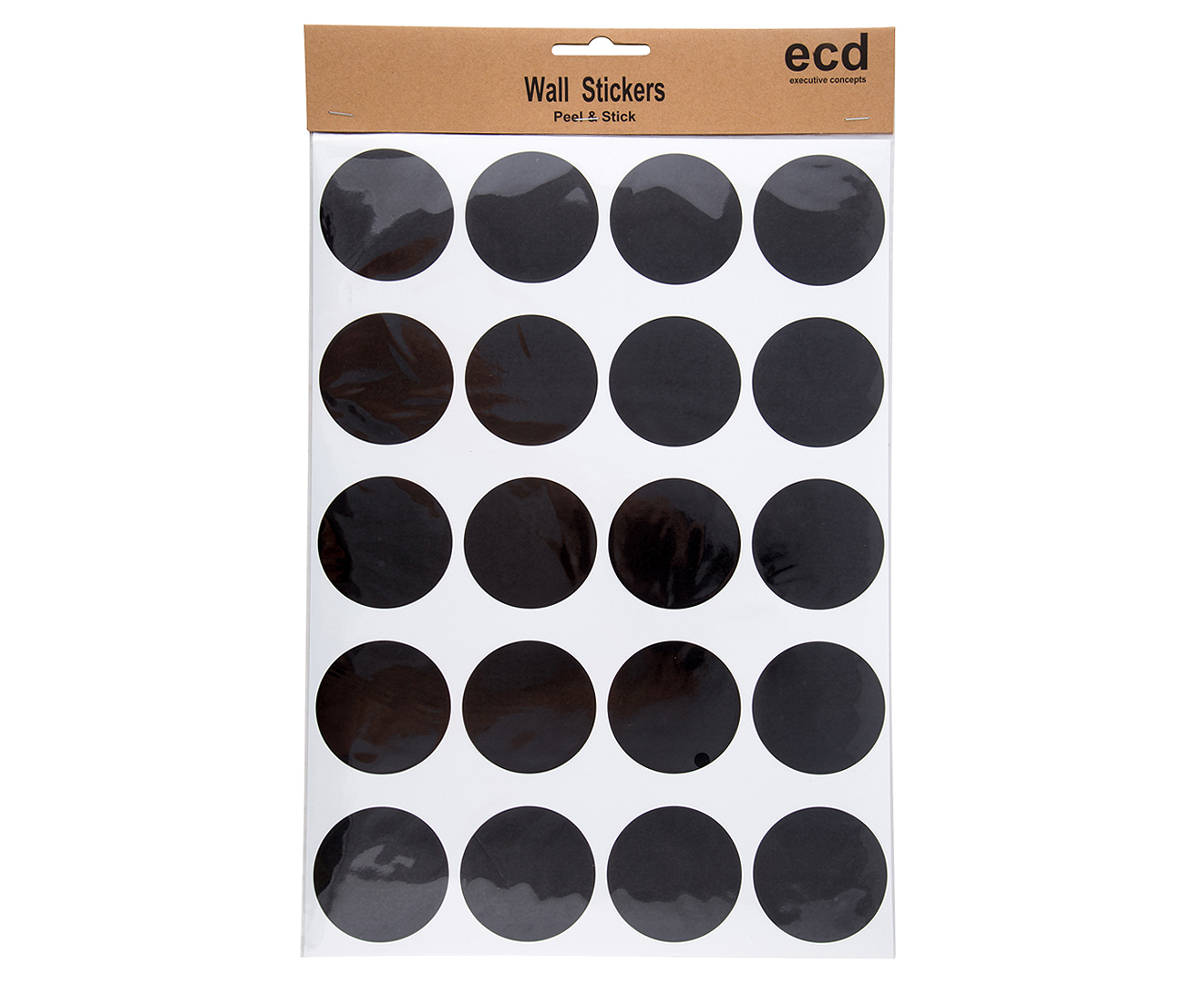 ECD Dots Wall Stickers Black