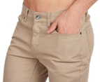 KR3W Men's K Slim 5-Pocket Pant - Dark Khaki