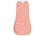 ergoPouch 6-12 Months AirCocoon Summer Swaddle - Coral Chevron