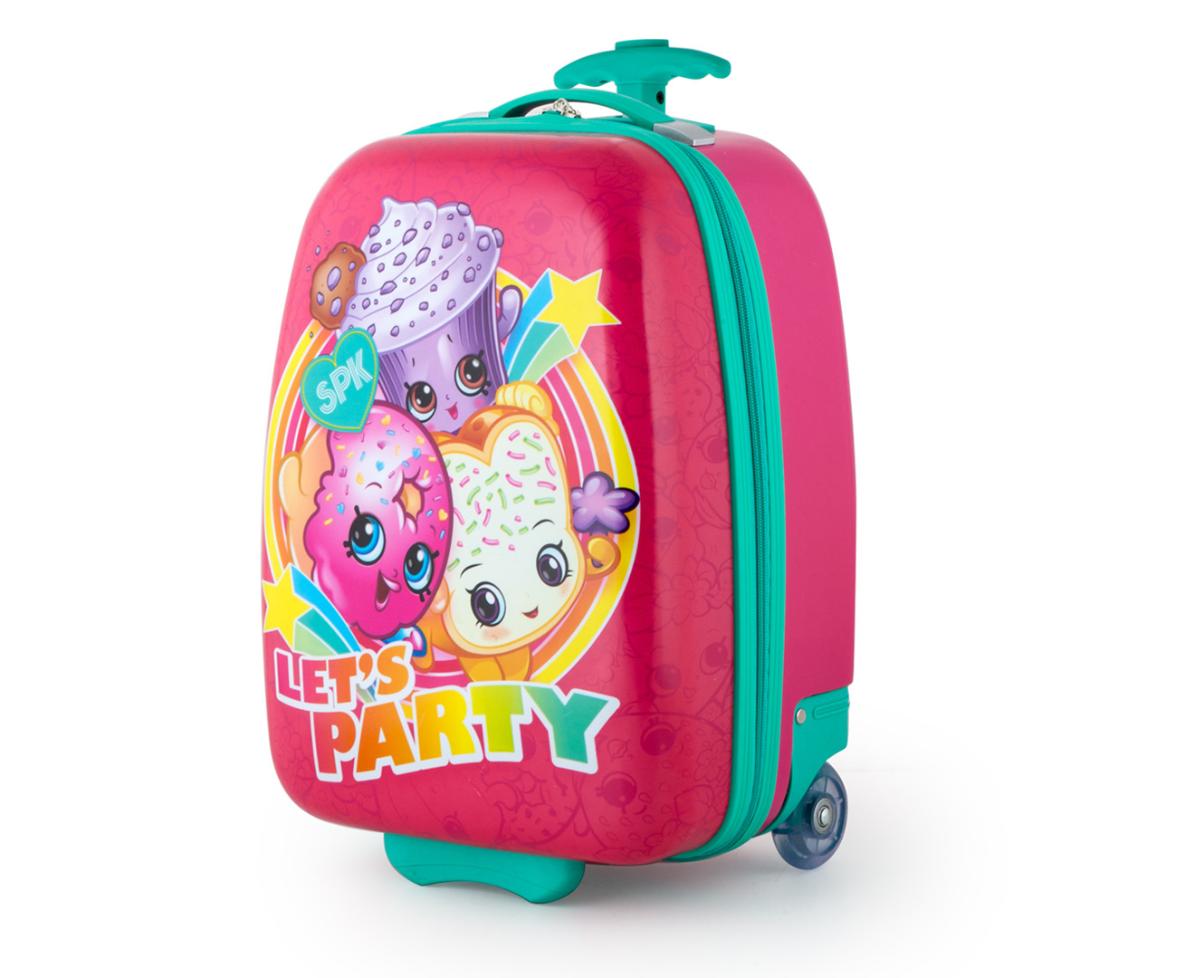 Shopkins Kids 47x30cm Hardshell Suitcase Pink Catch