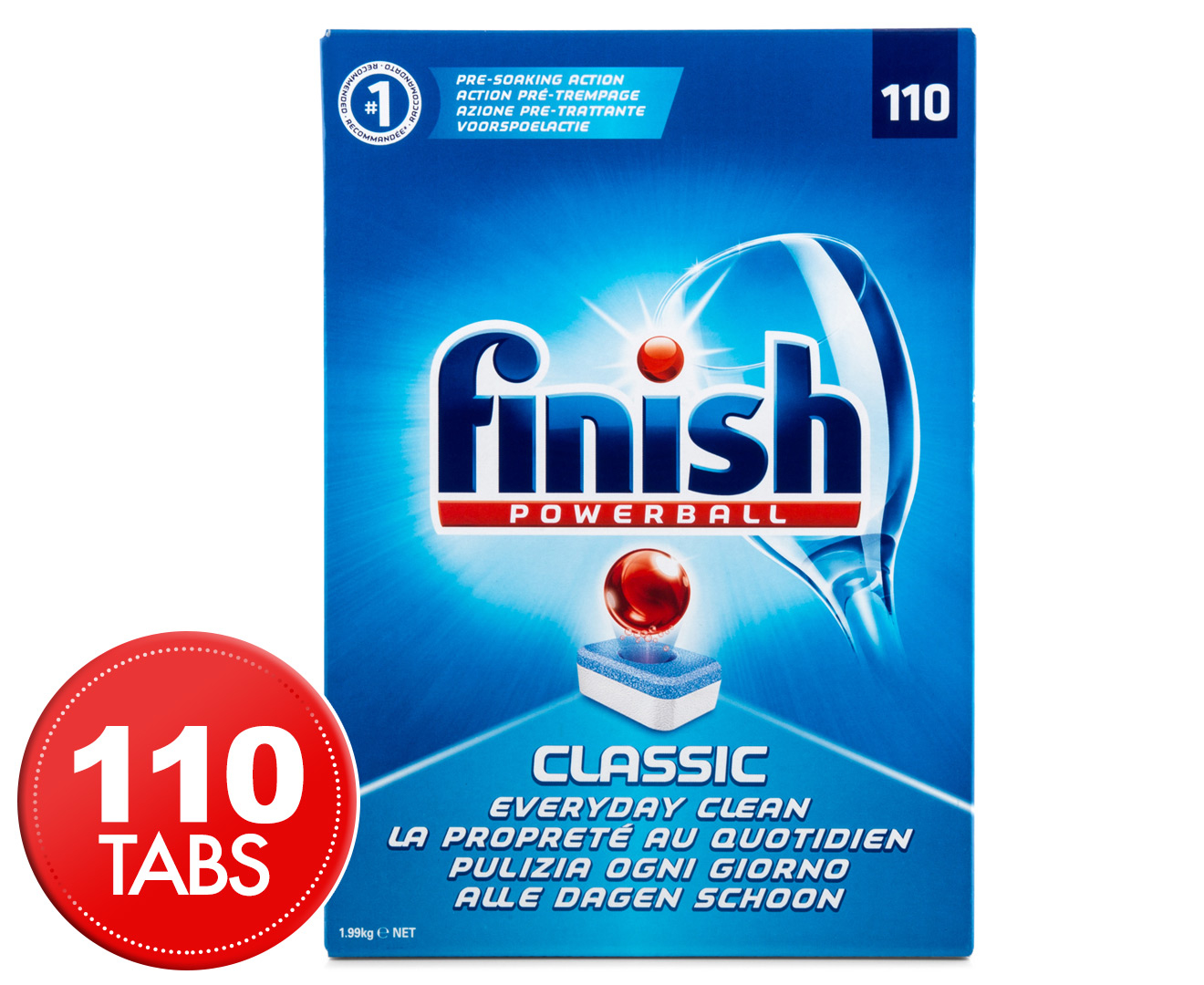 Finish Powerball Classic Dishwashing Tablets 110pk | Scoopon Shopping