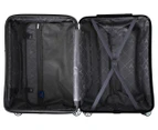 Pierre Cardin Expandable 3-Piece Hardshell Super Light Luggage - Royale Blue