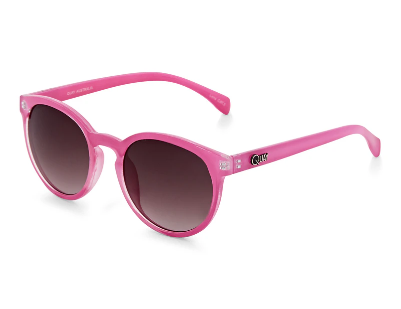 Quay Australia Women's Coy Sunglasses - Pink/Smoke