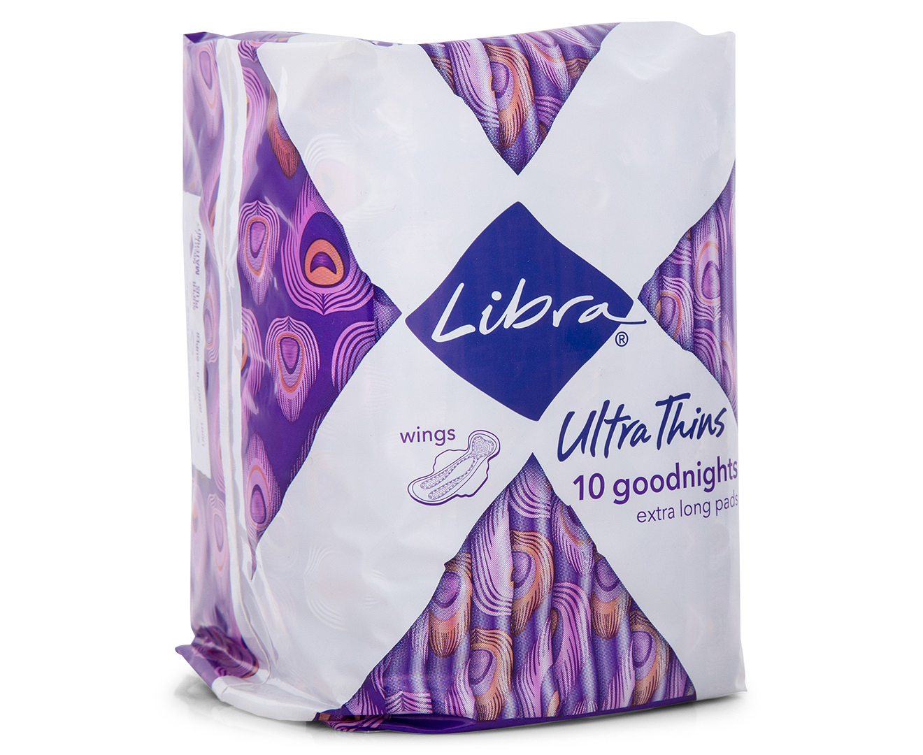 3 X Libra Ultra Thins Goodnight Extra Long Pads W Wings 10pk