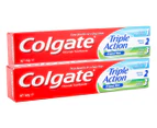 12 x Colgate Triple Action Fluoride Toothpaste Original Mint 160g