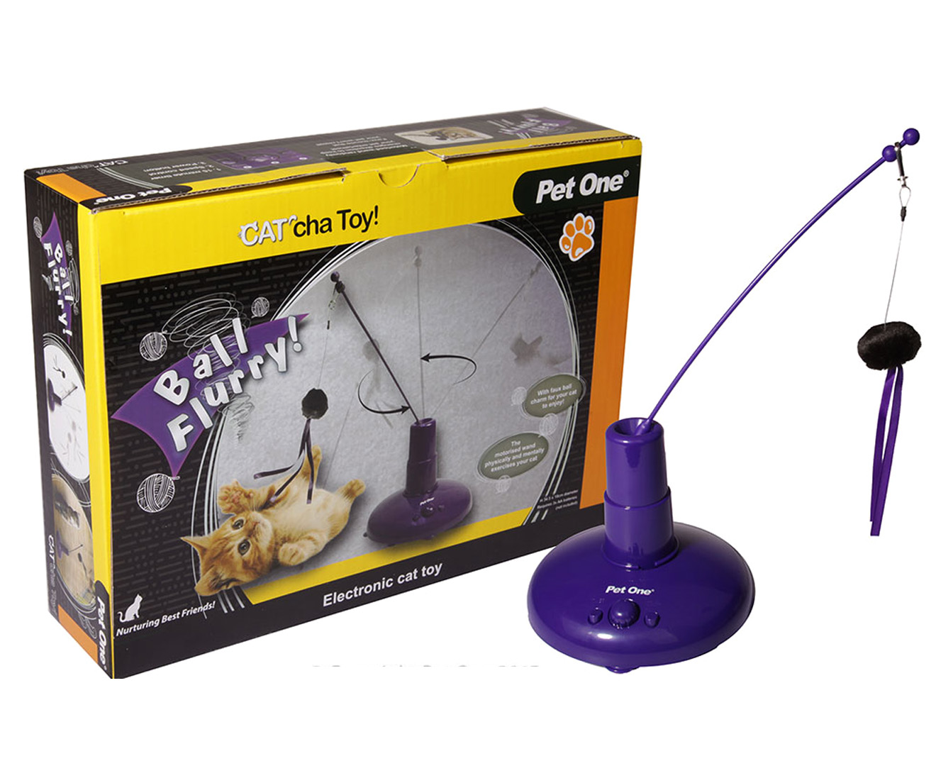 electronic cat toy ball