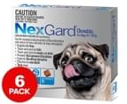 NexGard Flea & Tick Control Chews for Medium Dogs 4.1-10kg 6pk 1