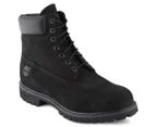 Timberland Men's 6" Premium Waterproof Boot - Black Nubuck
