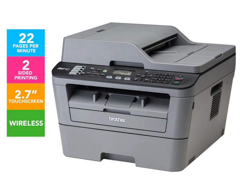 Brother MFCL2700 Mono Laser Multi-Function Printer - Grey