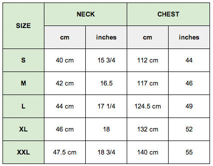 Michael Kors Size Chart Shirts