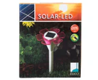 2 x EGLO Solar-LED Flower Light - Red
