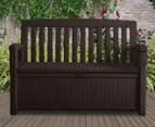 Keter Patio 227L Storage Bench - Brown