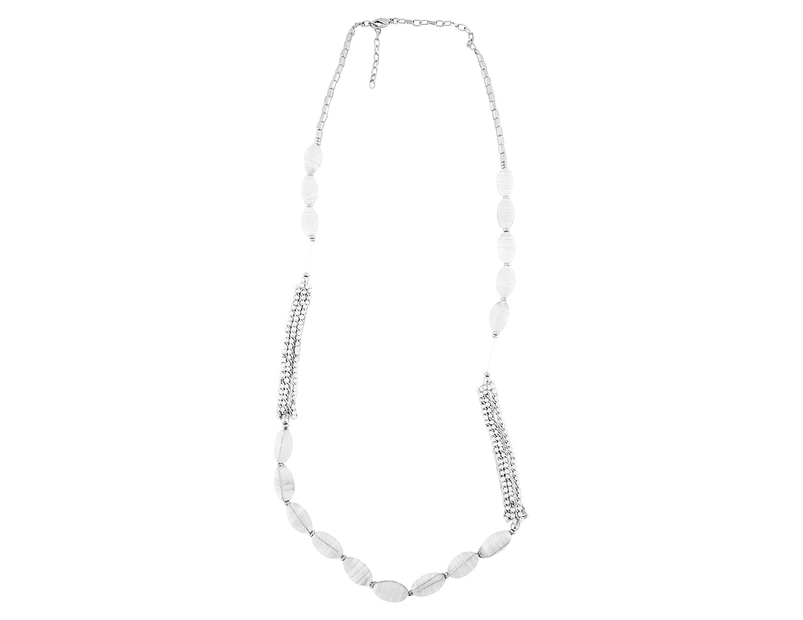 Barcs Inca Rope Necklace - White