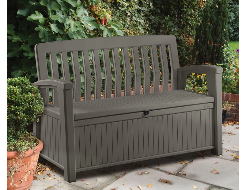 Keter Patio 227L Storage Bench - Taupe