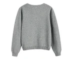 Funky Babe Junior Girls' Sequin Knit Cardigan - Grey