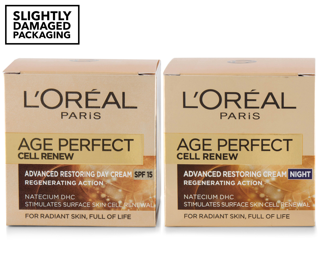 L'Oréal Age Perfect Cell Renew Advanced Restoring Day & Night Cream ...