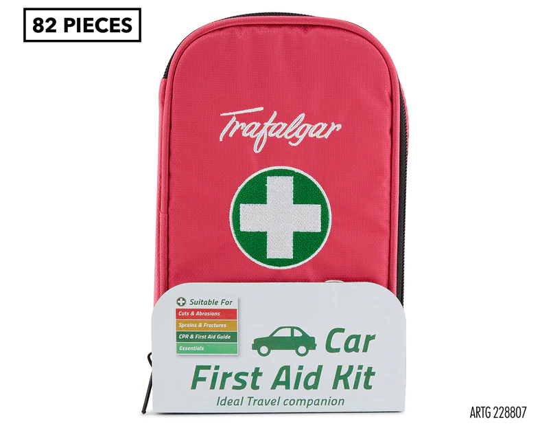 Trafalgar Car First Aid Kit - Pink