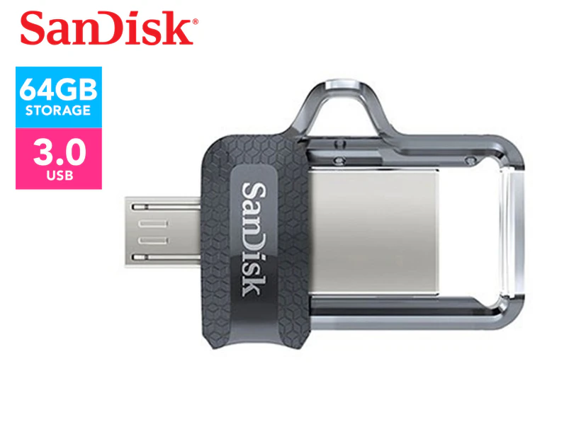 SanDisk OTG Ultra 64GB Dual USB Drive 3.0 For Andoid Phones