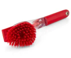 2 x Betty Crocker Dishwashing Brush w/ Soap Dispenser - Red