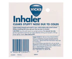 2 x Vicks Inhaler 0.5mL