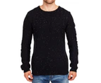 Silent Theory Men's Nepal Crew Sweater - Black Speckle