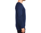 Silent Theory Men's Fortress Crew Sweater - Navy