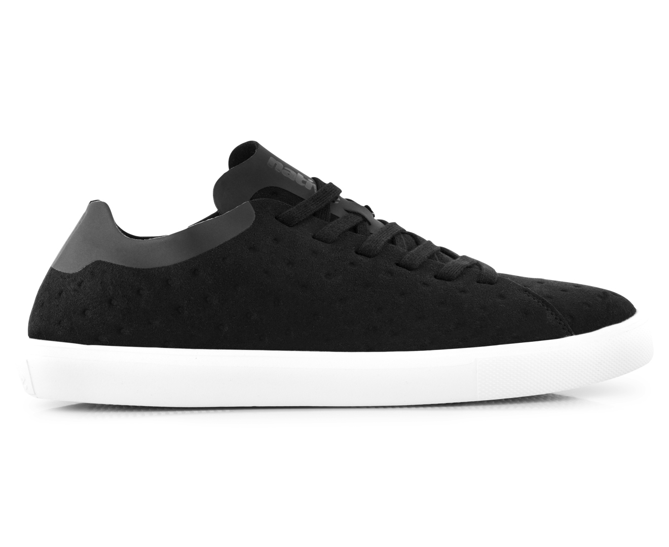 Native Monaco Low Shoe - Jiffy Black/Shell White | Www.catch.co.nz