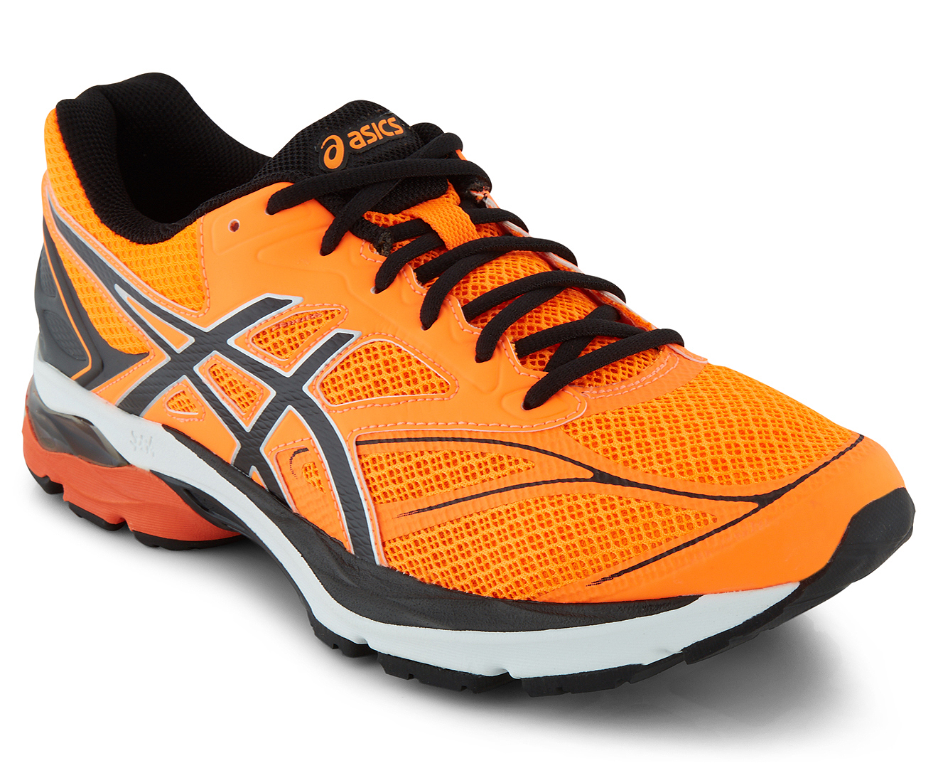 orange asics tennis shoes