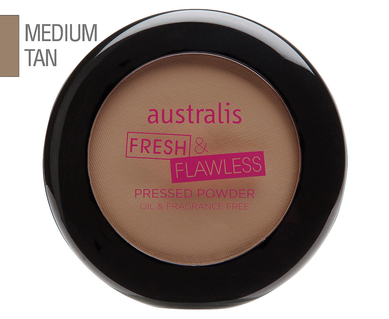 Australis Fresh & Flawless Pressed Powder 12g - Medium Tan