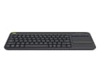 Logitech Wireless Touch K400 Plus Keyboard - Black video