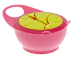 Brother Max Easy-Hold Snack Pot Bowl - Pink/Green