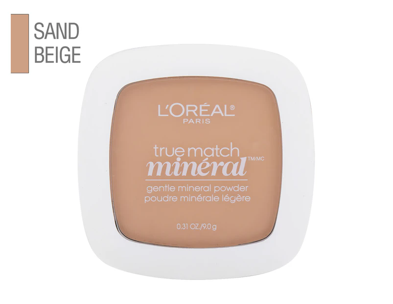L'Oréal Paris True Match Mineral Pressed Powder 9g - Sand Beige