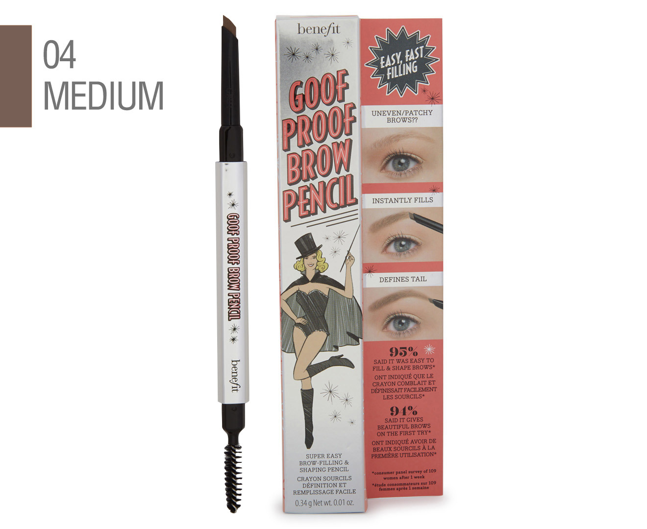 04 medium benefit brow pencil