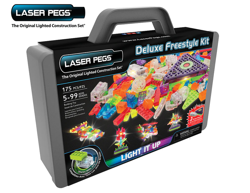 Laser Pegs Deluxe Freestyle 175-Piece Kit