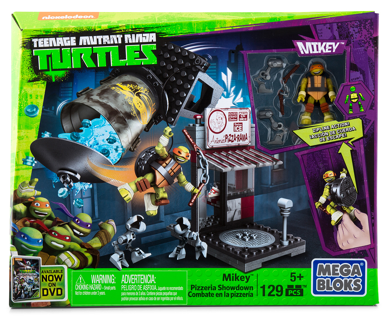 Mega Bloks: TMNT Mickey Pizzeria Showdown Playset | eBay