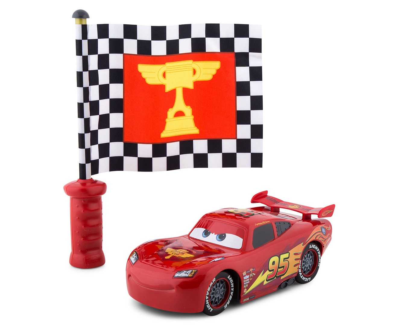 Cars flag finish lightning hot sale mcqueen