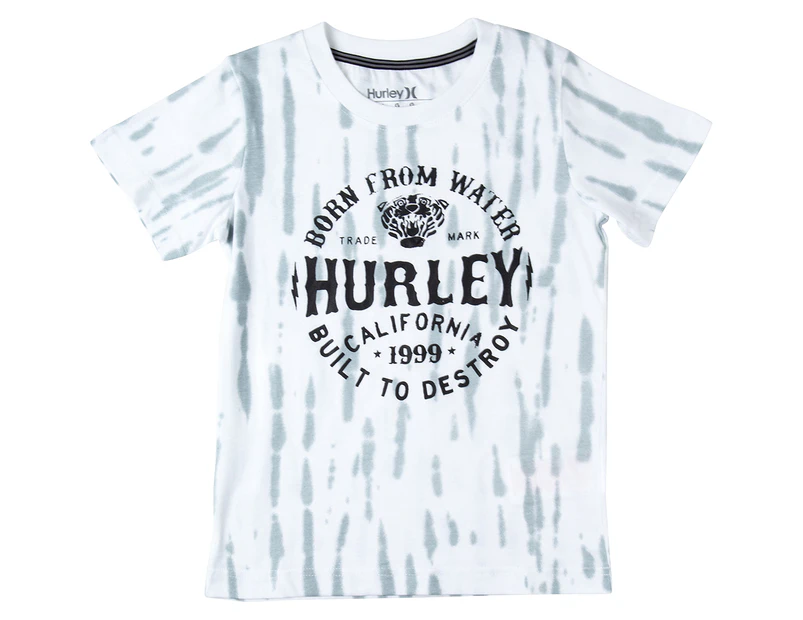 Hurley Kids' Marble Tie Dye Tee - White